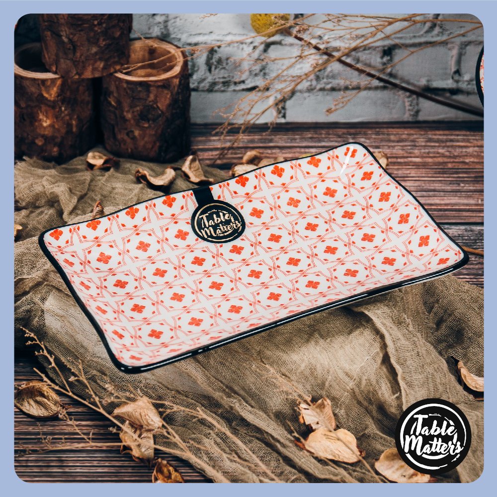 10-CrisscrossRed-8-inch-Rectangular-Ripple-Plate-Tableware-ProductListing