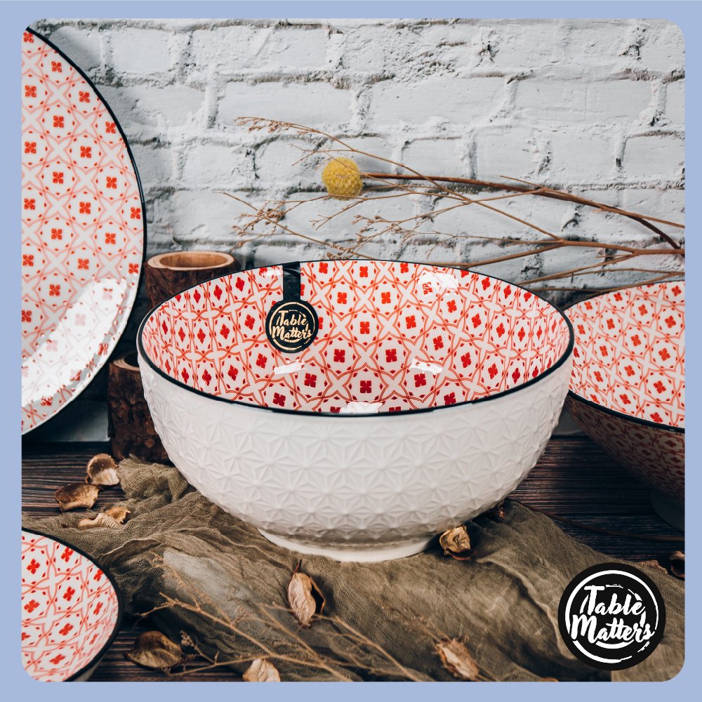 7-CrisscrossRed-8-inch-Big-Serving-Bowl-Tableware-ProductListing Crisscross Red Collection