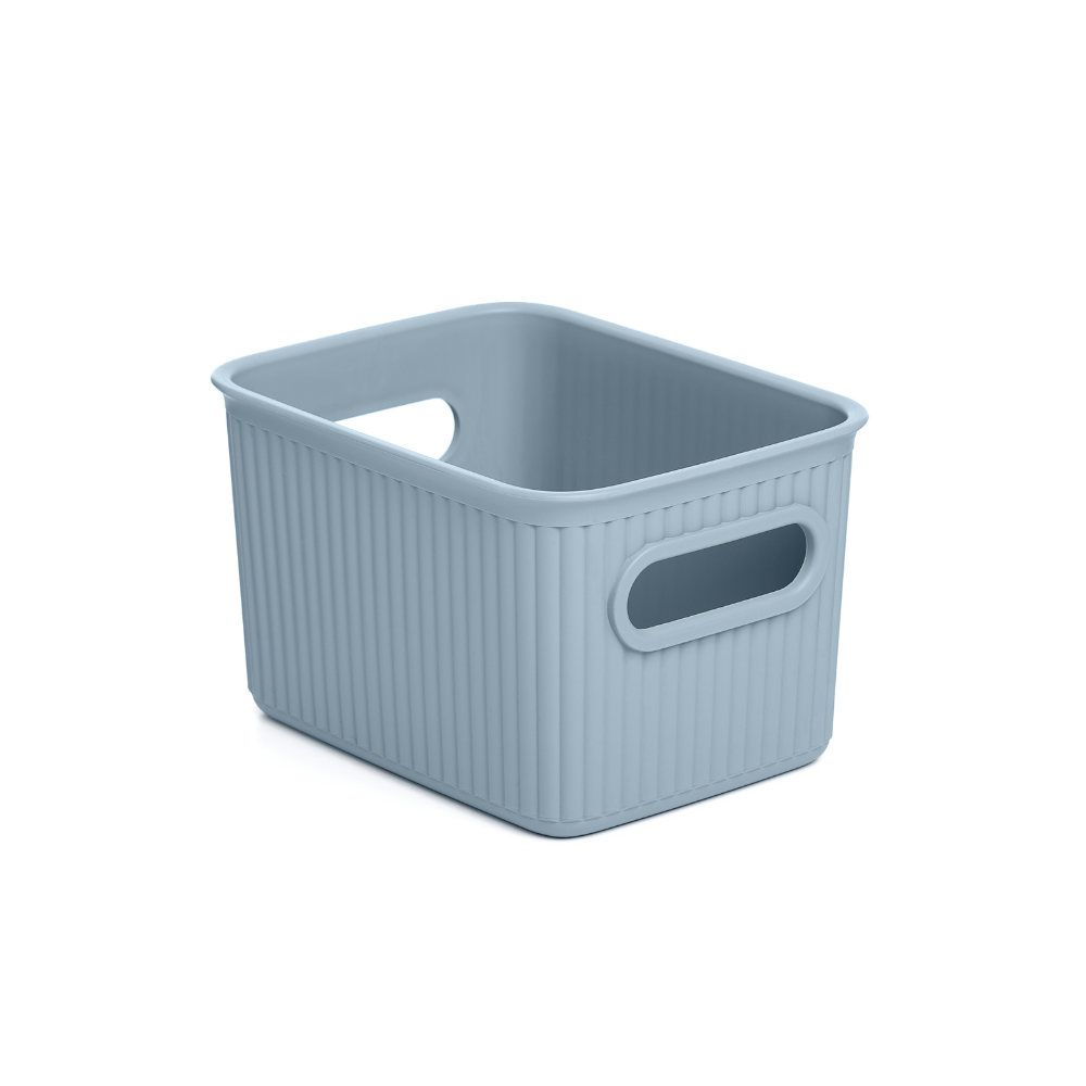 [SET OF 2] Tatay Storage Basket S 1.5L BAOBAB. Blue | White | Lilac | Taupe | Grey